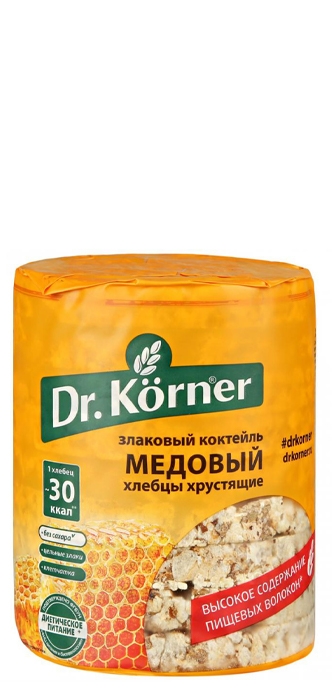 Хлебцы Dr.Korner “Злаковый коктейль медовый” 100 г