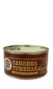 Свинина тушеная ГОСТ 325 г ж/б