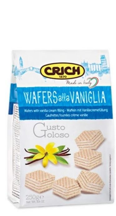 Вафли с ванильно-кремовой начинкой