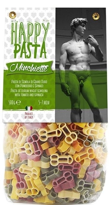 Макаронные изделия “Minchiette” со шпинатом и томатами 500г