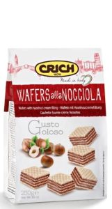 Вафли с орехово-кремовой начинкой