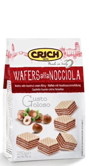 Вафли с орехово-кремовой начинкой