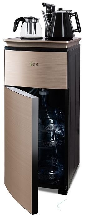Кулер-тиабар с чайным столиком Ecotronic TB9-LN gold