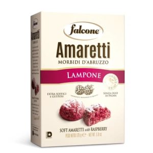 Печенье Falcone Amaretti сахарное со вкусом малины 170г