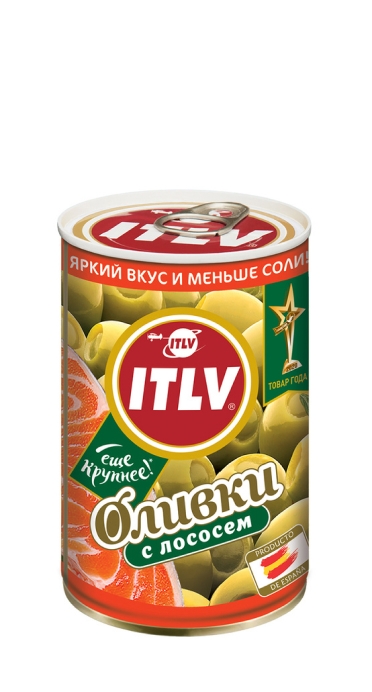 Оливки ITLV с лососем 314 г