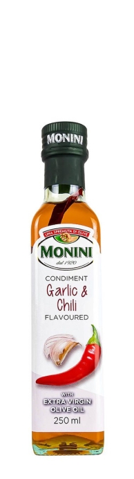 Масло оливковое с чесноком и перцем Monini Bio 250 мл