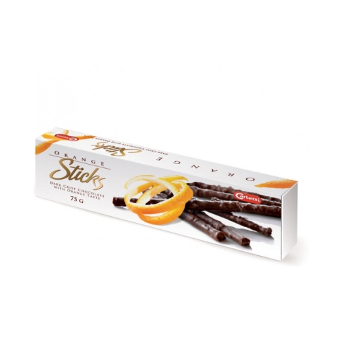 Шоколадные палочки Carletti (Карлетти) с апельсином 75 г