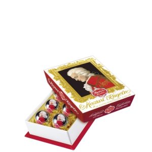 Конфеты из горького шоколада с марципаном “Reber” 120г