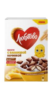 Подушечки Любятово с банановой начинкой 220 г