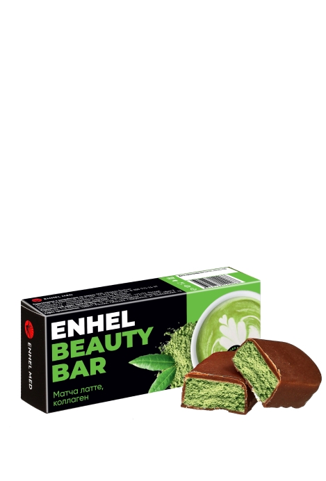 Батончик Enhel beauty bar с матча-латте 35г