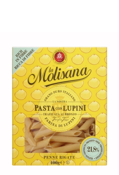 Макароны перья с добавлением люпина La Molisana 400г