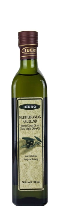 Масло рапсовое рафинированное с оливковым нераф. Ibero 0.5л
