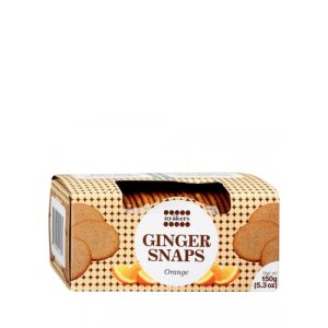 Печенье хрустящее имбирное Nyakers со вкусом апельсина 150г