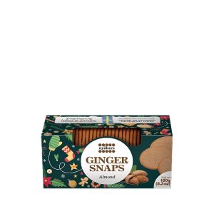 Печенье хрустящее имбирное Nyakers со вкусом миндаля 150г