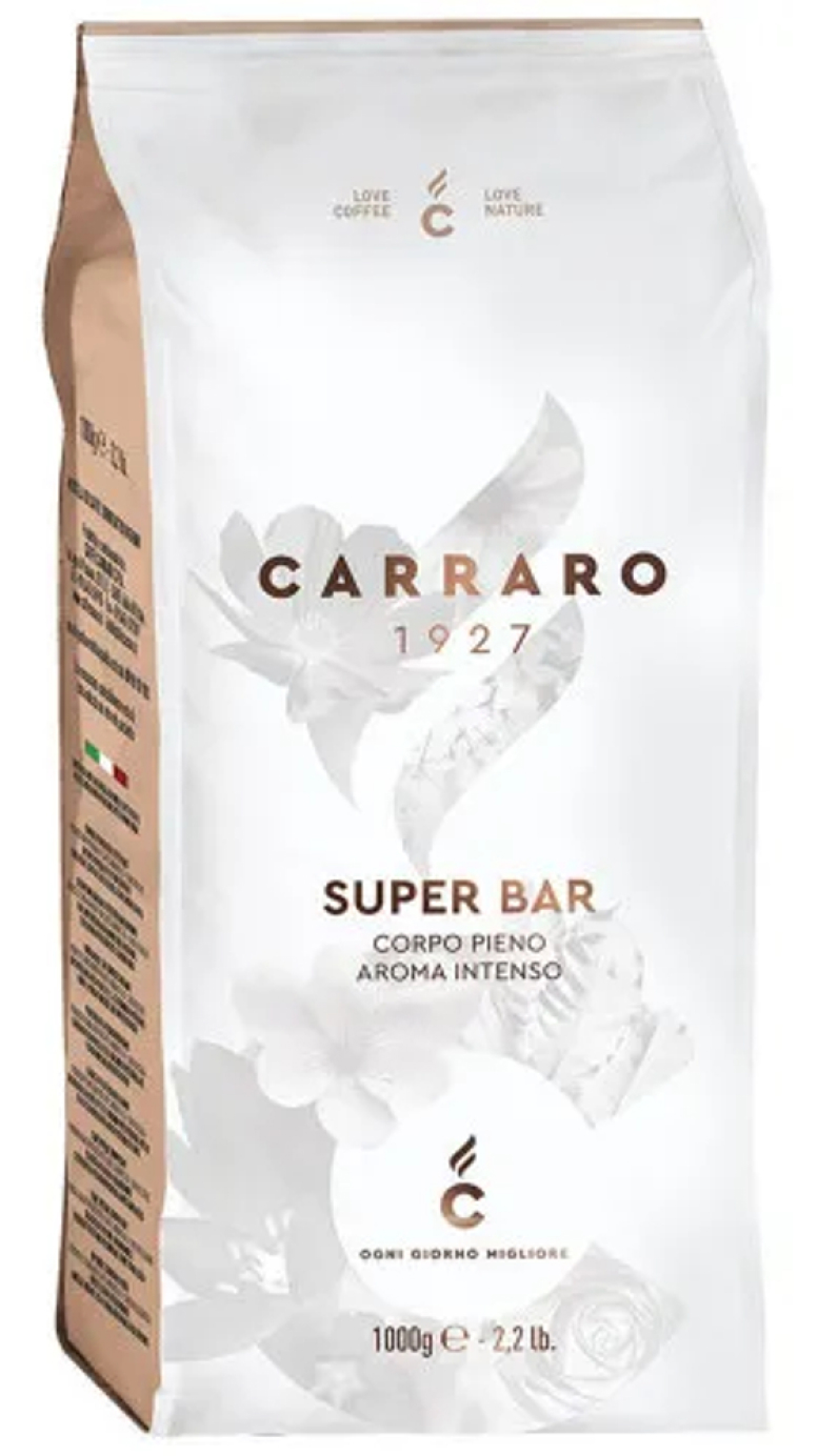 Кофе в зернах Carraro Super Bar 1кг