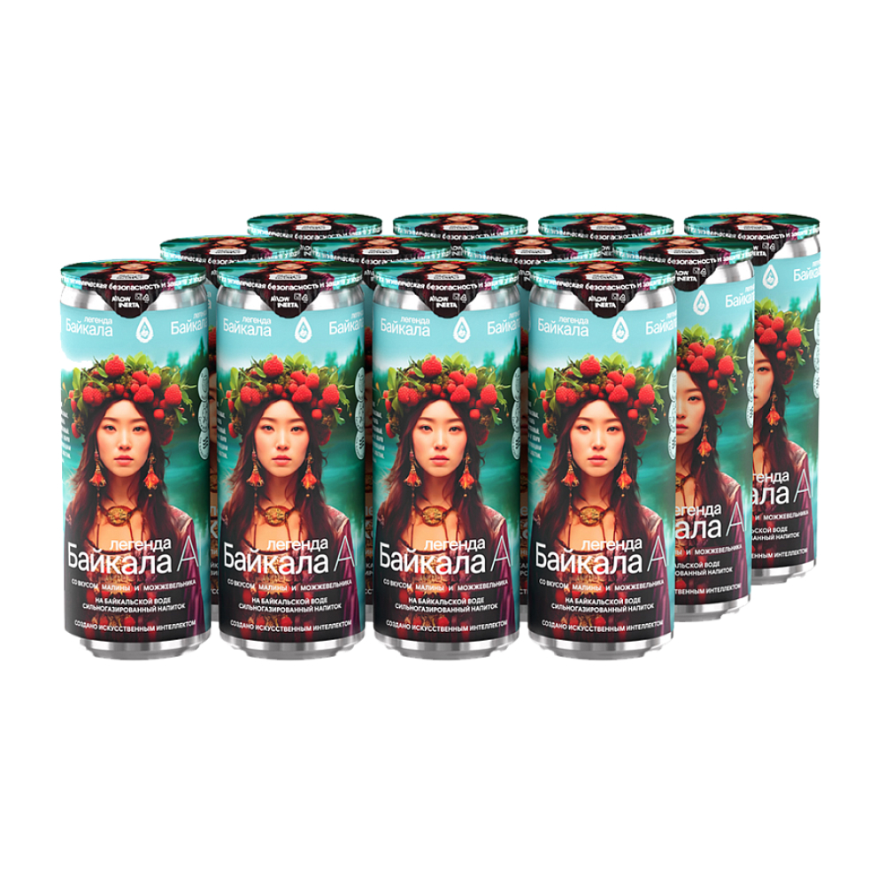 Легенда Байкала «AI» со вкусом малины и можжевельника 0.33л