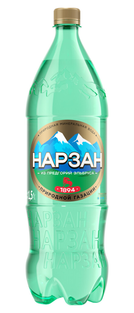 Нарзан 1.5л природной газации пэт