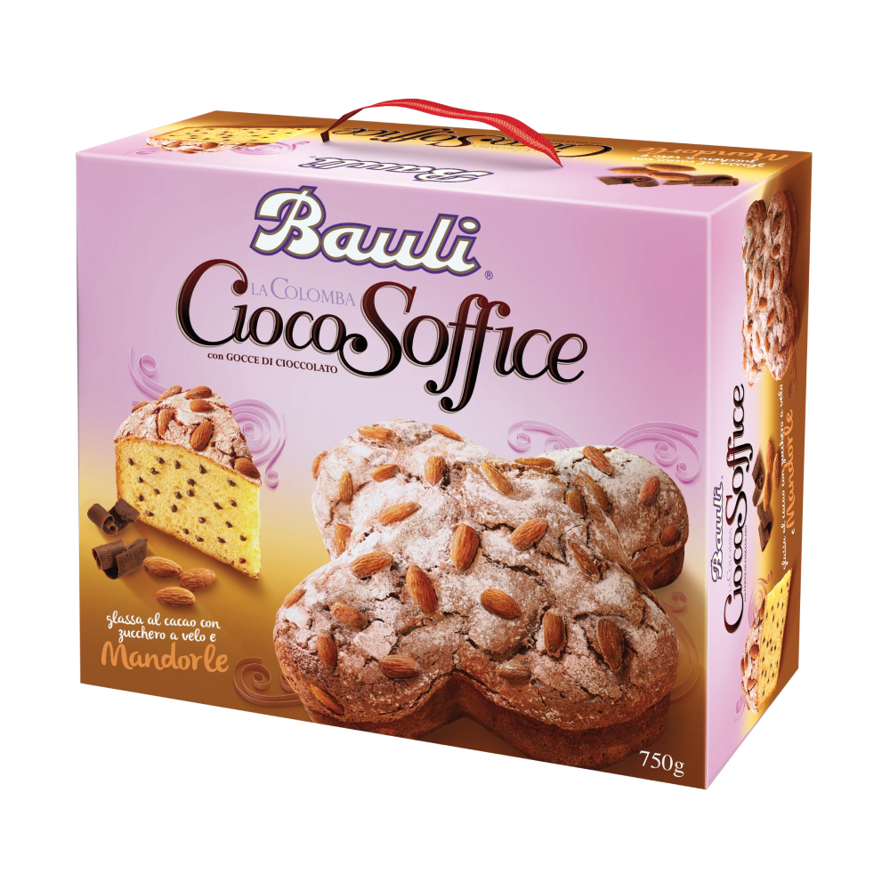 Кекс с миндалем и шоколадом Bauli Colomba Ciocosoffice 750г