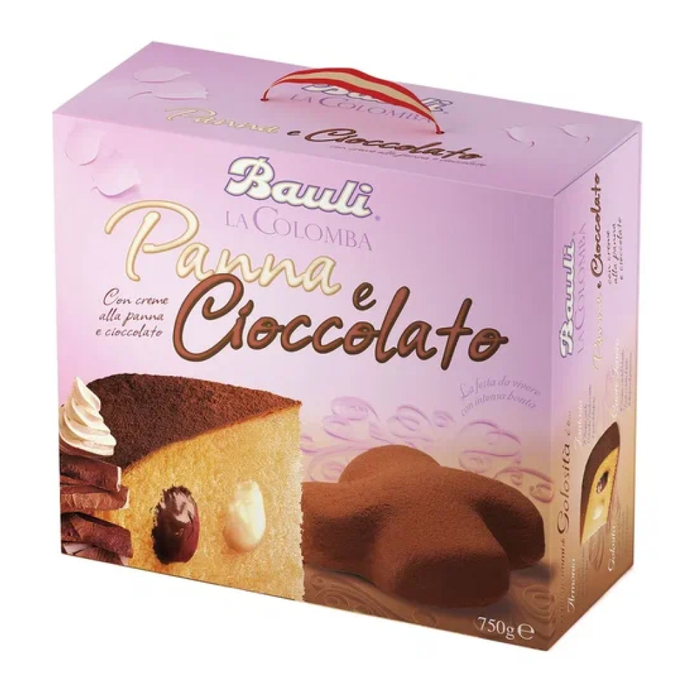 Кекс со сливочно-шоколадной начинкой Bauli COLOMBA PANNA E CIOCCOLATO 750г