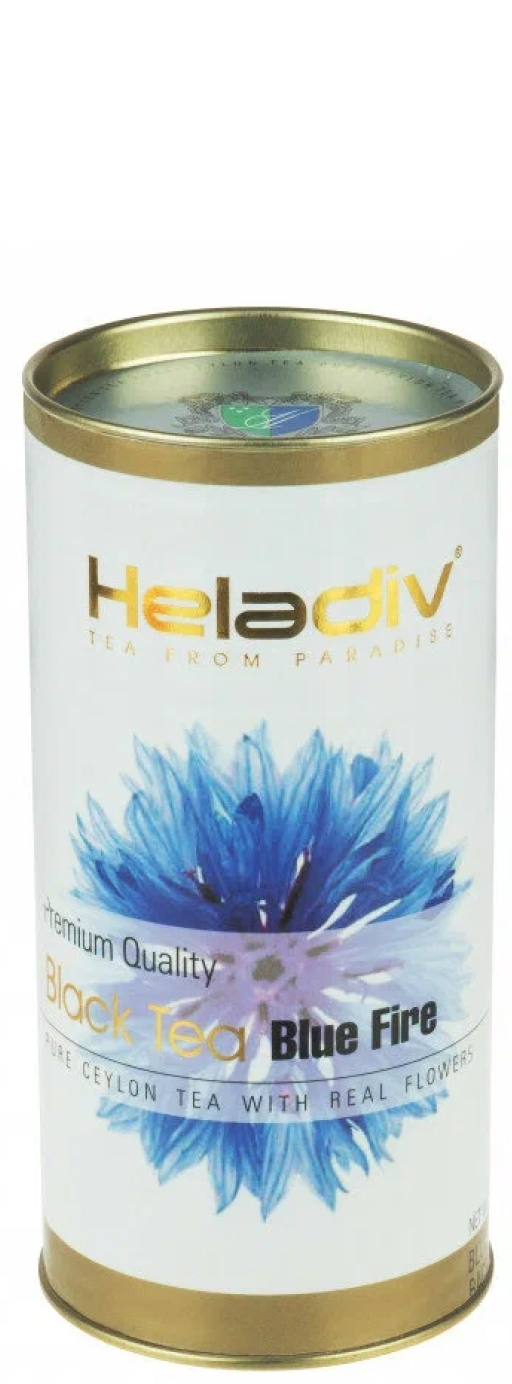 Чай черный Heladiv BLUE FIRE с васильком 100 г