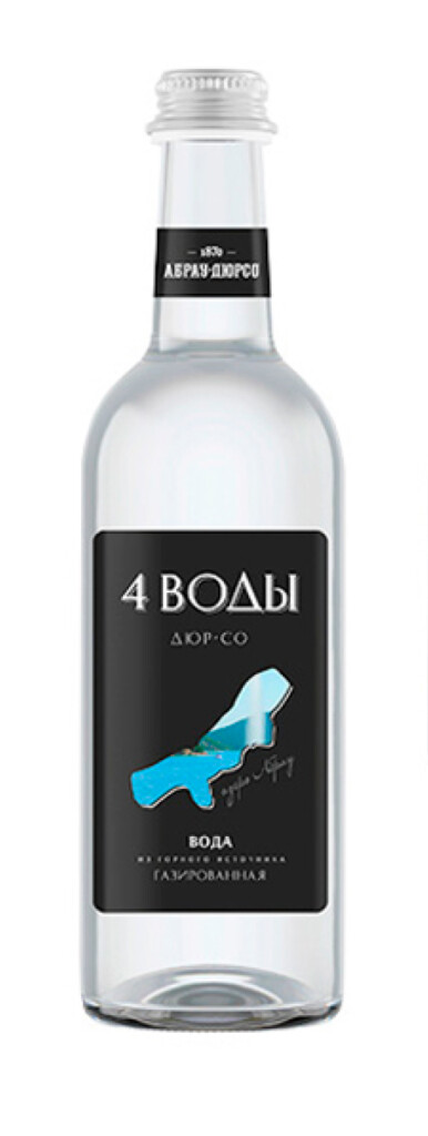 4 воды Абрау-Дюрсо 0.375л газ. стекло