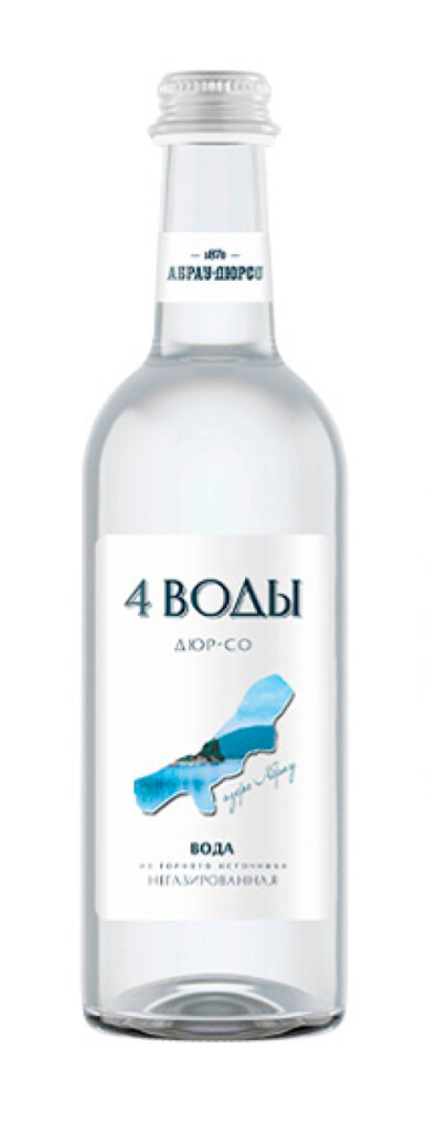 4 воды Абрау-Дюрсо 0.375л б/г стекло