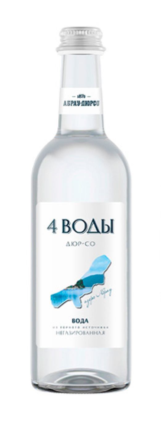 4 воды Абрау-Дюрсо 0.375л б/г стекло