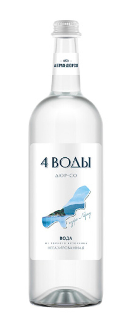 4 воды Абрау-Дюрсо 0.75л стекло б/г