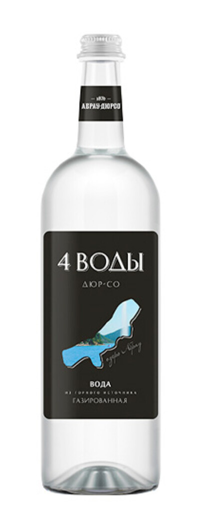 4 воды Абрау-Дюрсо 0.75л стекло газ.