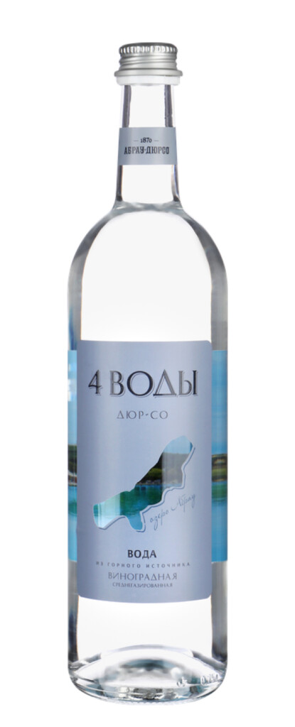 4 воды Абрау-Дюрсо «Виноградная» 0.75л газ. стекло