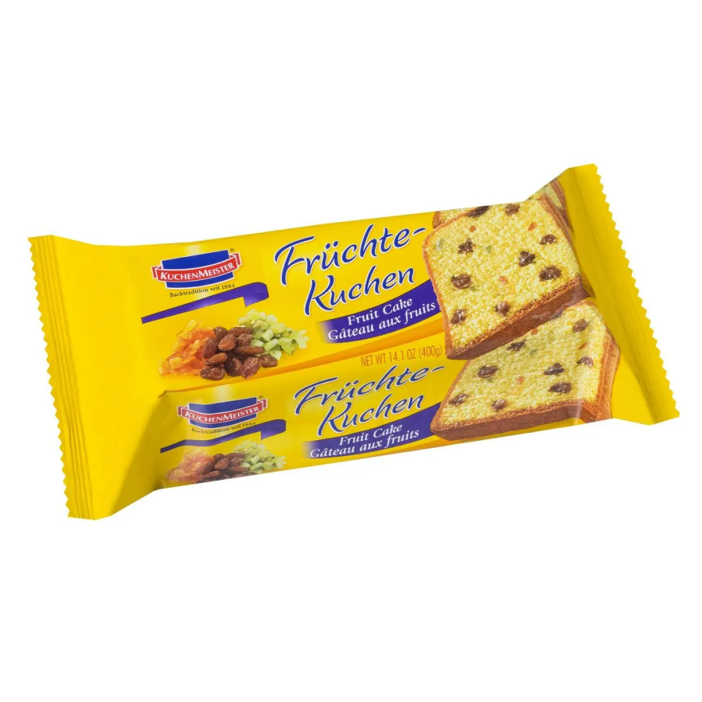 Кекс Kuchenmeister фруктовый с изюмом и цукатами цитрусов 400г
