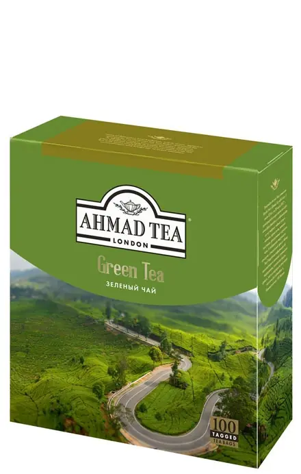 Чай Ahmad Tea - Green Tea 100 пак.