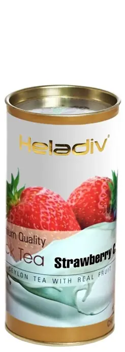 Чай листовой Heladiv - Клубника & Сливки 100 г