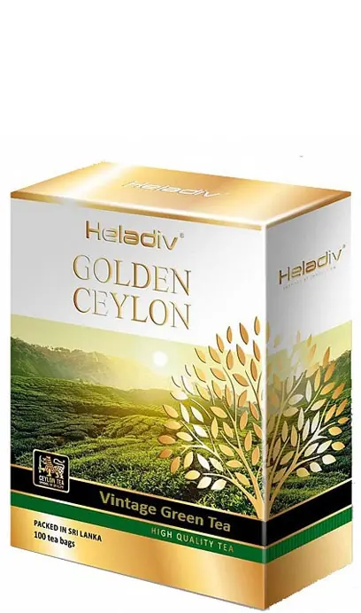 Чай Heladiv - Golden Ceylon Vintage Green 100 пак.
