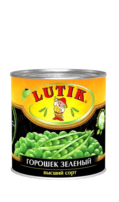 Горошек зеленый Lutik 425 мл ж/б