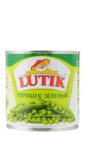 Горошек зеленый Lutik 425 мл ж/б
