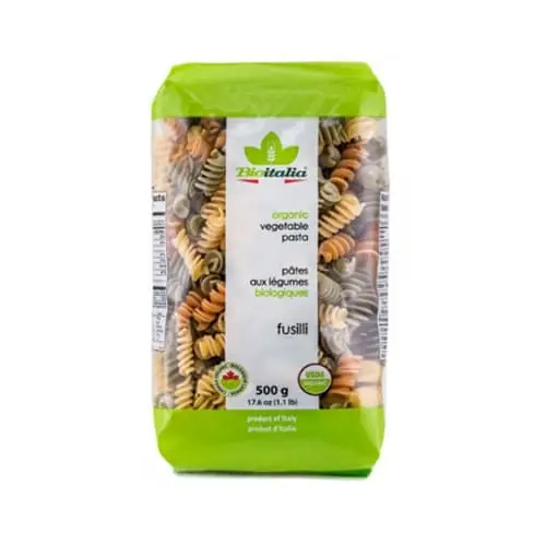 Макароны с томатом и шпинатом “Bioitalia” 500 г