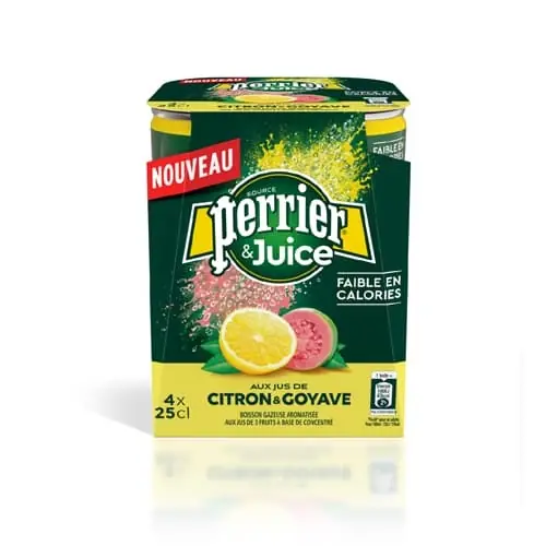 Perrier (Перье) 0.33л - "Лимон-гуава"