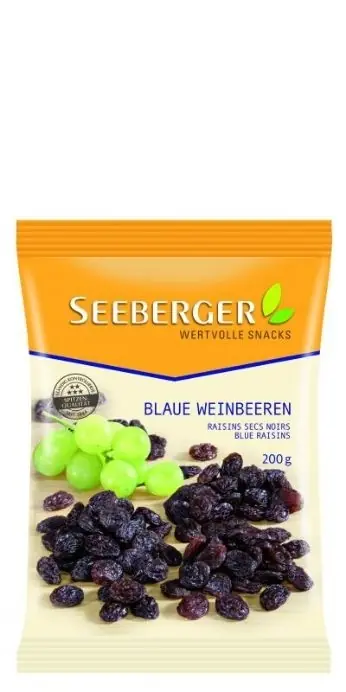 Изюм из темного винограда Seeberger 200 г