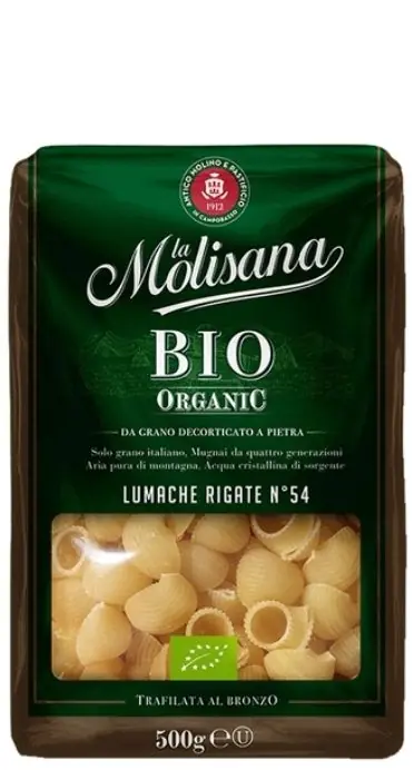 Макароны Улитки рифленые BIO La Molisana №54 500 г