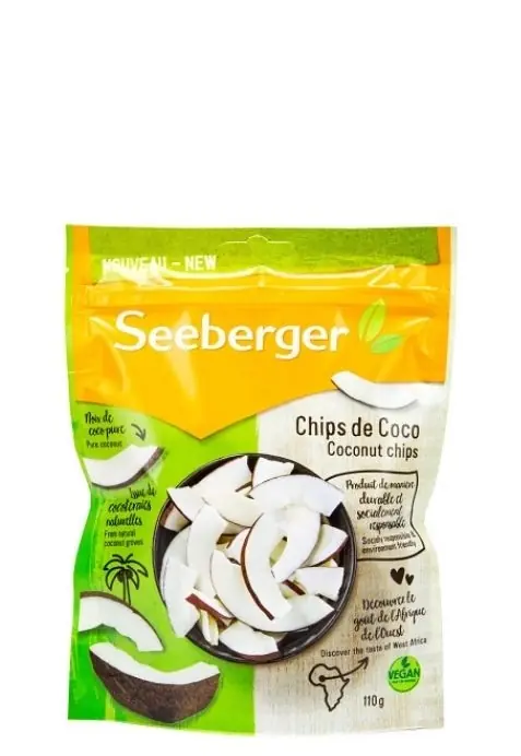 Чипсы кокосовые Seeberger 110г