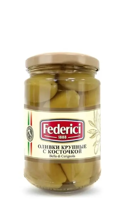 Оливки крупные с косточкой Federici 300 г