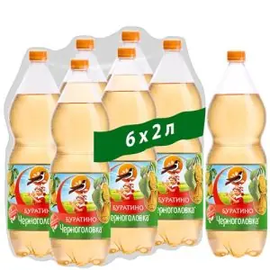 Лимонад Черноголовка - Буратино 2л пэт