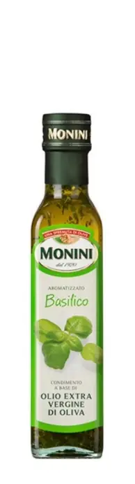 Масло оливковое с ароматом базилика Monini Bio 250 мл