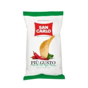 Чипсы картофельные San Carlo ("Сан Карло") - мята-перец 150 г