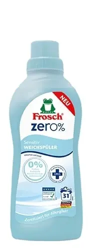 Концентр. ополаскиватель для белья Frosch ZERO 0% 0.75л