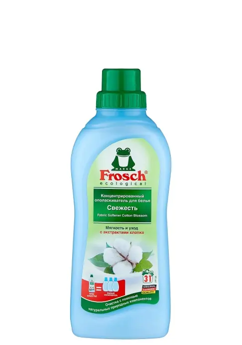 Конц. ополаскиватель для белья Frosch (Фрош) свежесть 0.75л
