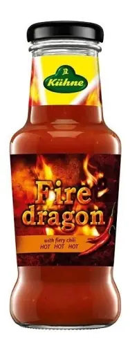 Соус Kuhne «Fire Dragon» томатный с острым перцем чили 250 мл