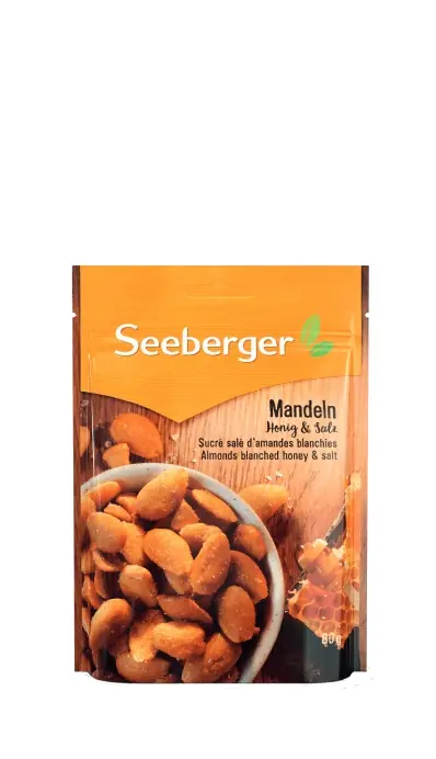 Миндаль жареный с солью и медом Seeberger 80г