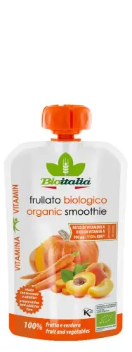 Пюре Bioitalia (Биоиталия) - "Морковь-Абрикос-Тыква" 120г